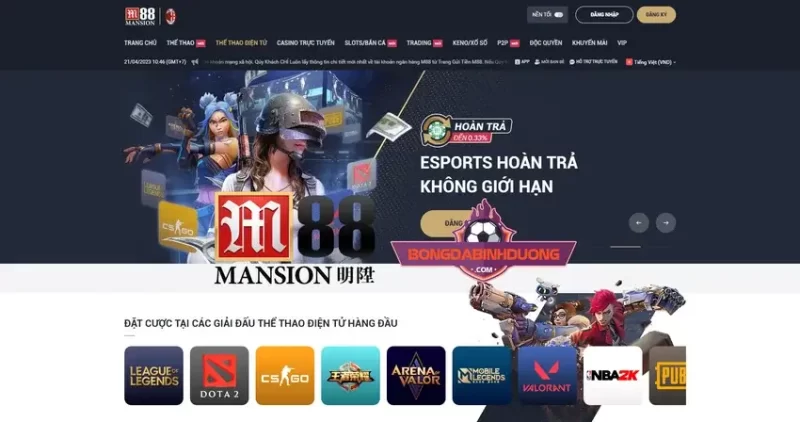 Top 10 Web cá cược Esport đáng trải nghiệm nhất 2023