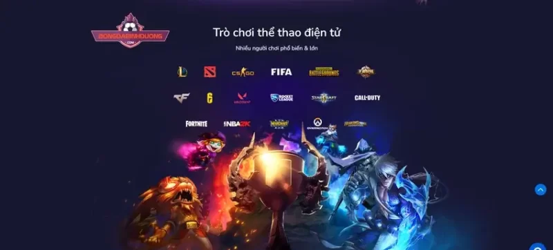 Top 10 Web cá cược Esport đáng trải nghiệm nhất 2023